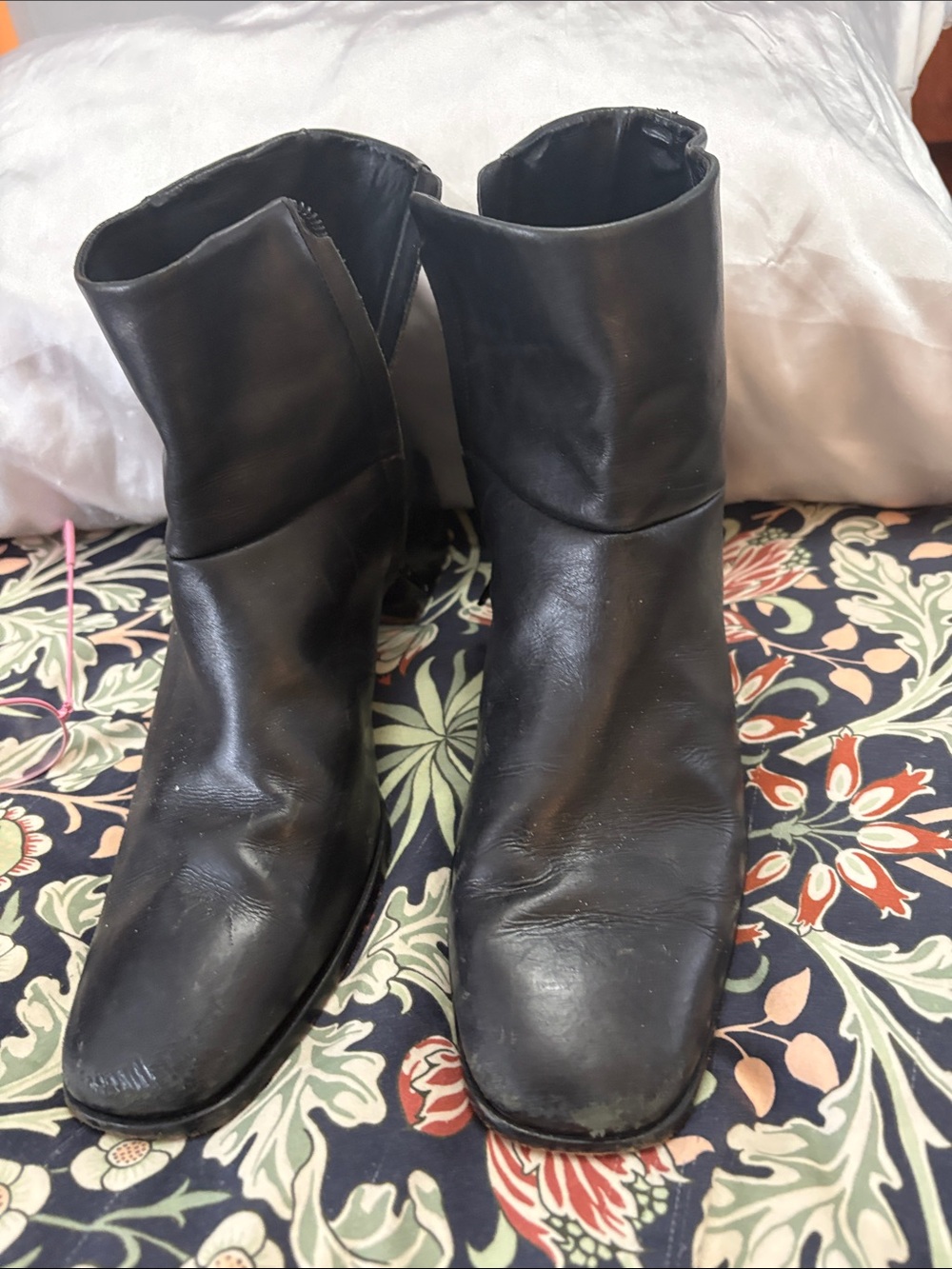 Cole Haan Black Leather Ankle Booties